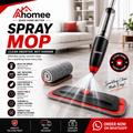 Ahomee Spray Mop – 360° Rotating Floor Cleaning Mop with Built-in Water Spray