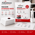 Ahomee Vacuum Storage Bags – Space Saver Bags for Clothes, Blankets & Bedding